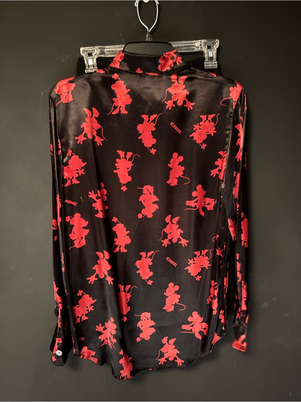 Vintage Iceberg Black Suit with Red Minnie Character Print-EUC - Picture 5 of 11